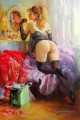Une jolie femme KR 013 Impressionniste nue